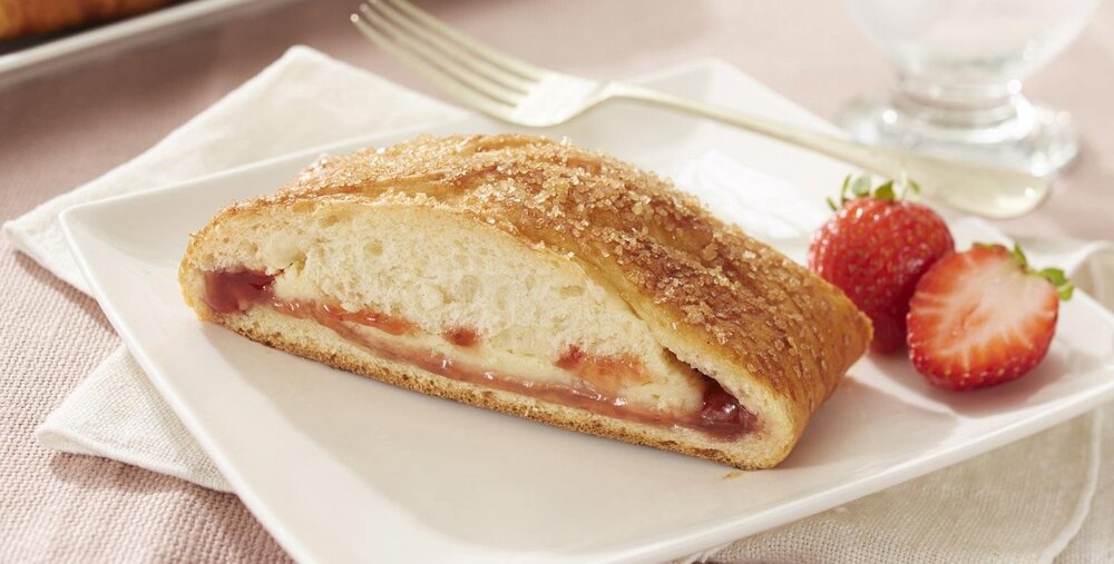 Cream Cheese &amp; Jam Filled Bread