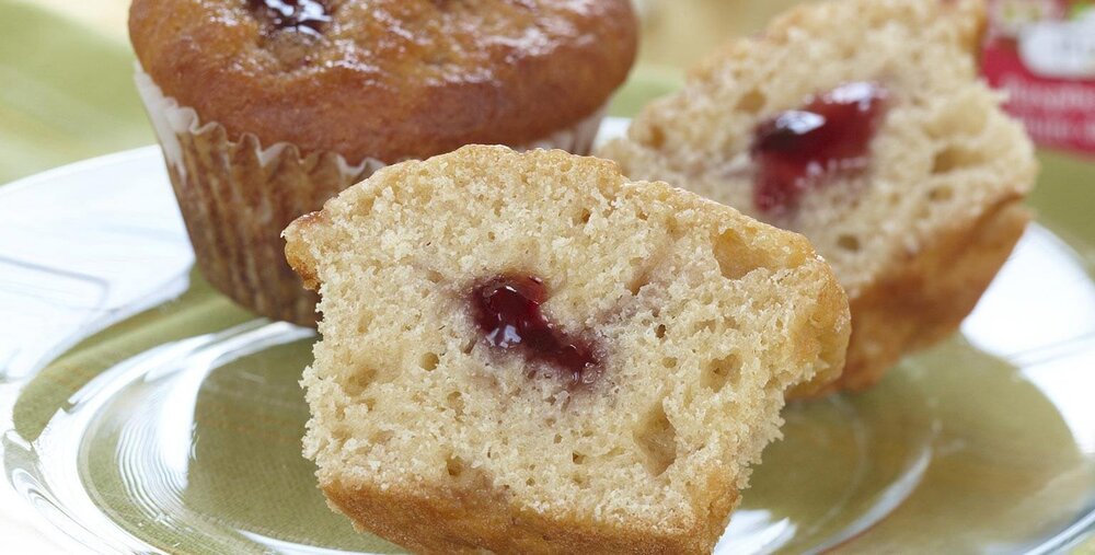 Jam Swirl Muffins