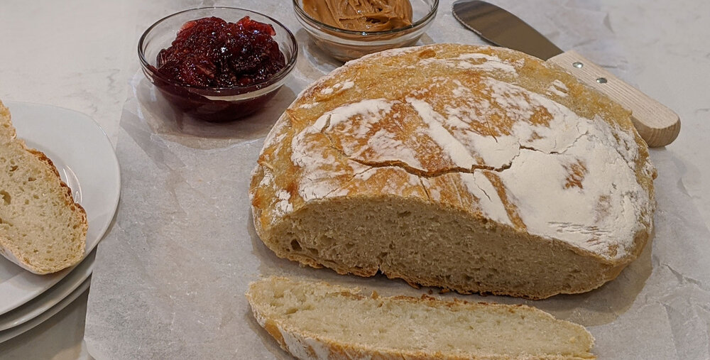 Quicker No Knead Bread
