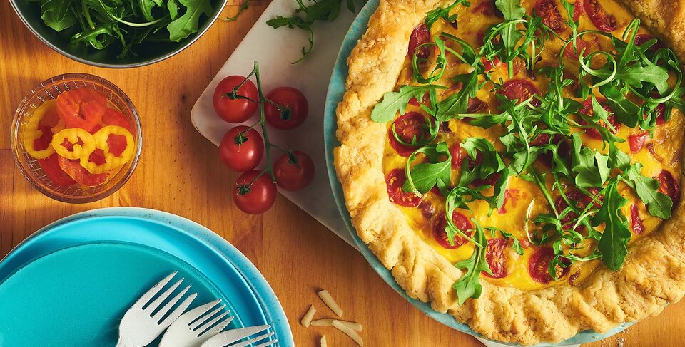 Spring Vegetable Tart